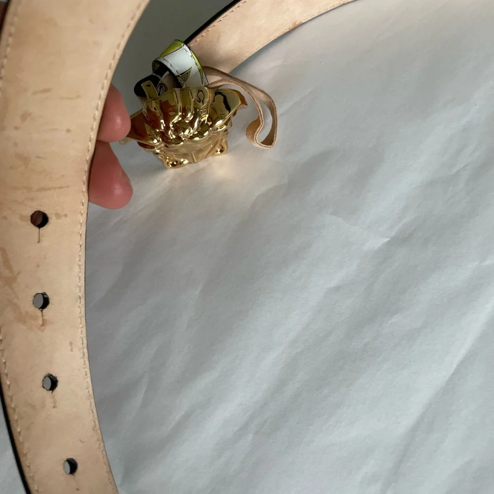 Versace TRÉSOR DE LA MER PRINT Medusa belt - Picture 5 of 8